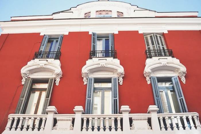 red building madrid